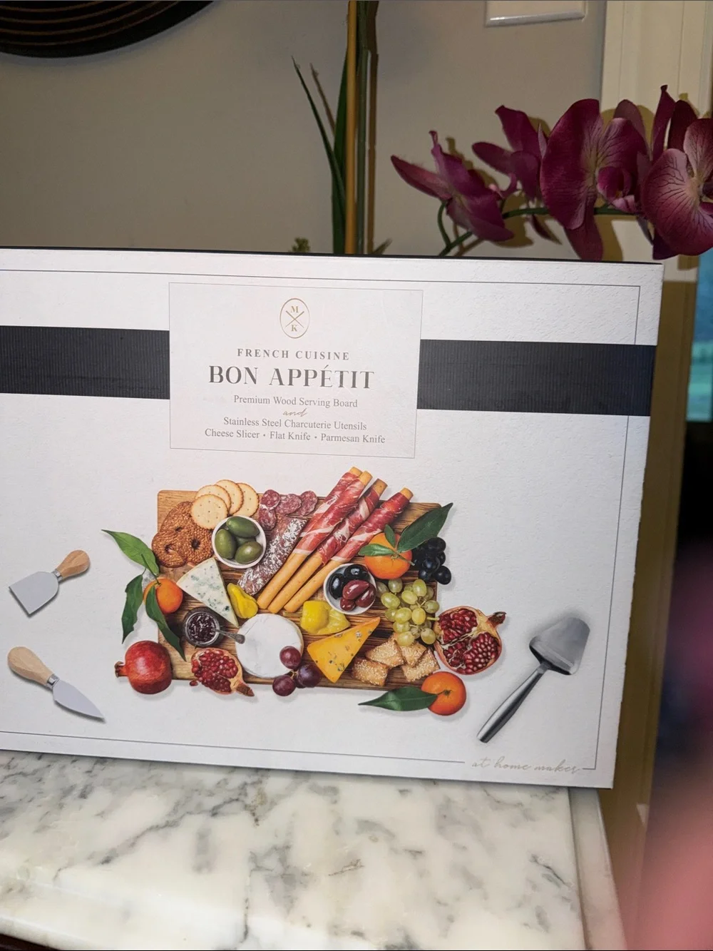 Bon Appétit Charcuterie Serving Board Set - NWT
